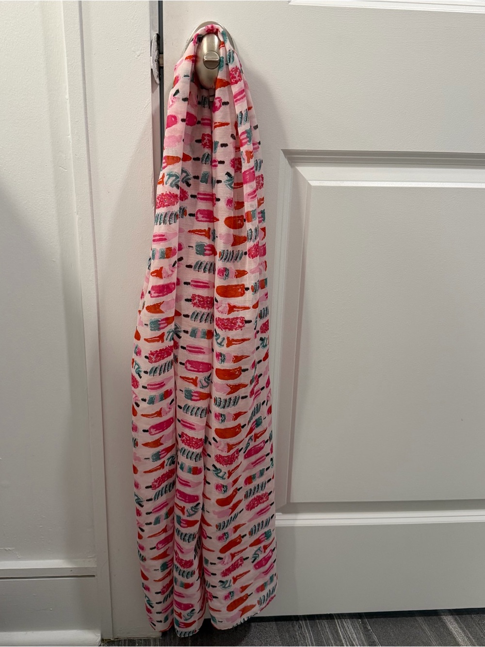 Charming Charlie sheer scarf popsicle theme